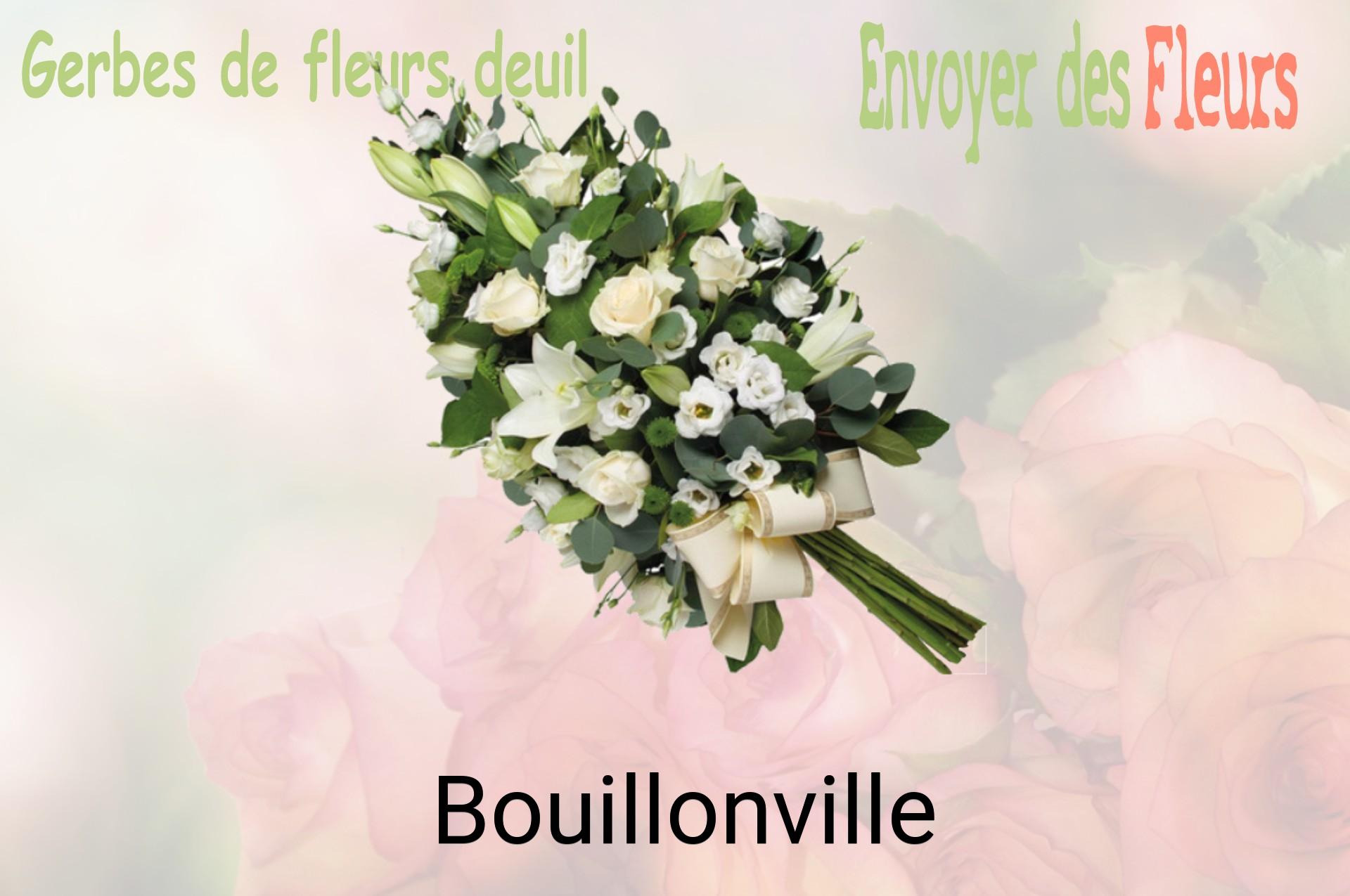 Gerbe de fleurs de deuil livrée à Bouillonville